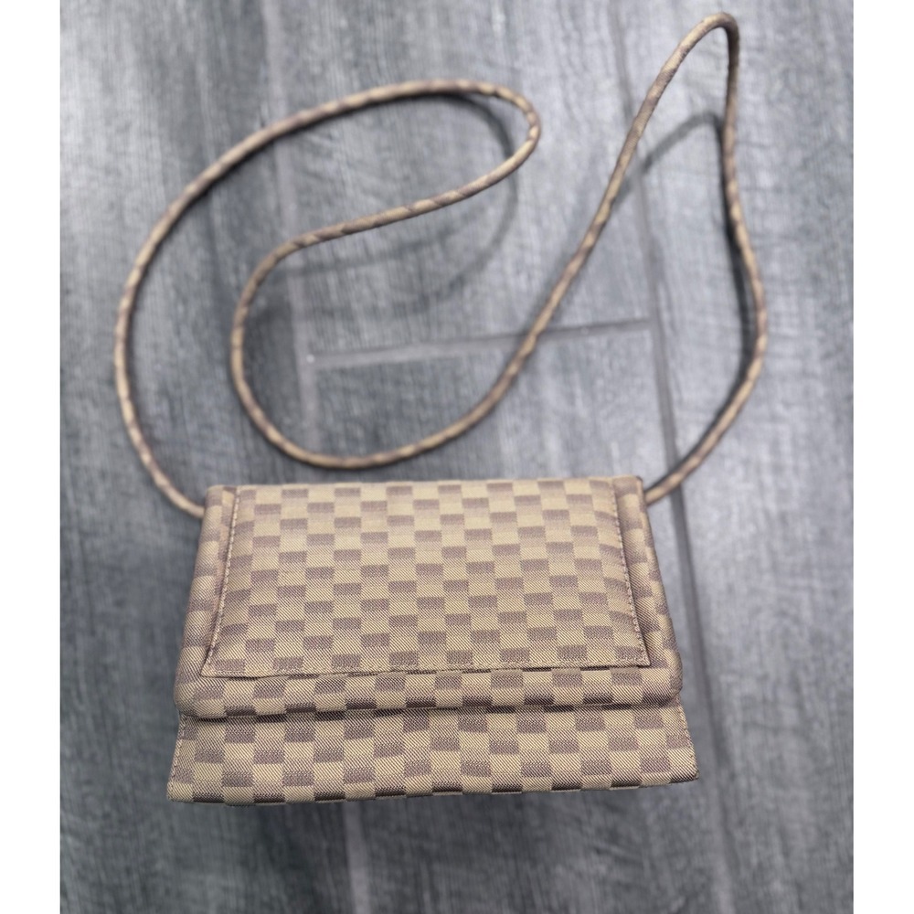 Jim Thompson Bag Clutch Purse‎ Check Checkered Cross Body